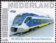 Dutch personalised stamp NedTrain Zwolle